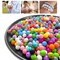 500pcs Round Silicone Loose Beads for DIY Craft Jewelry Making